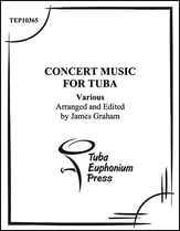 Concert Music for Tuba Tuba Solo Unaccompanied P.O.D. cover